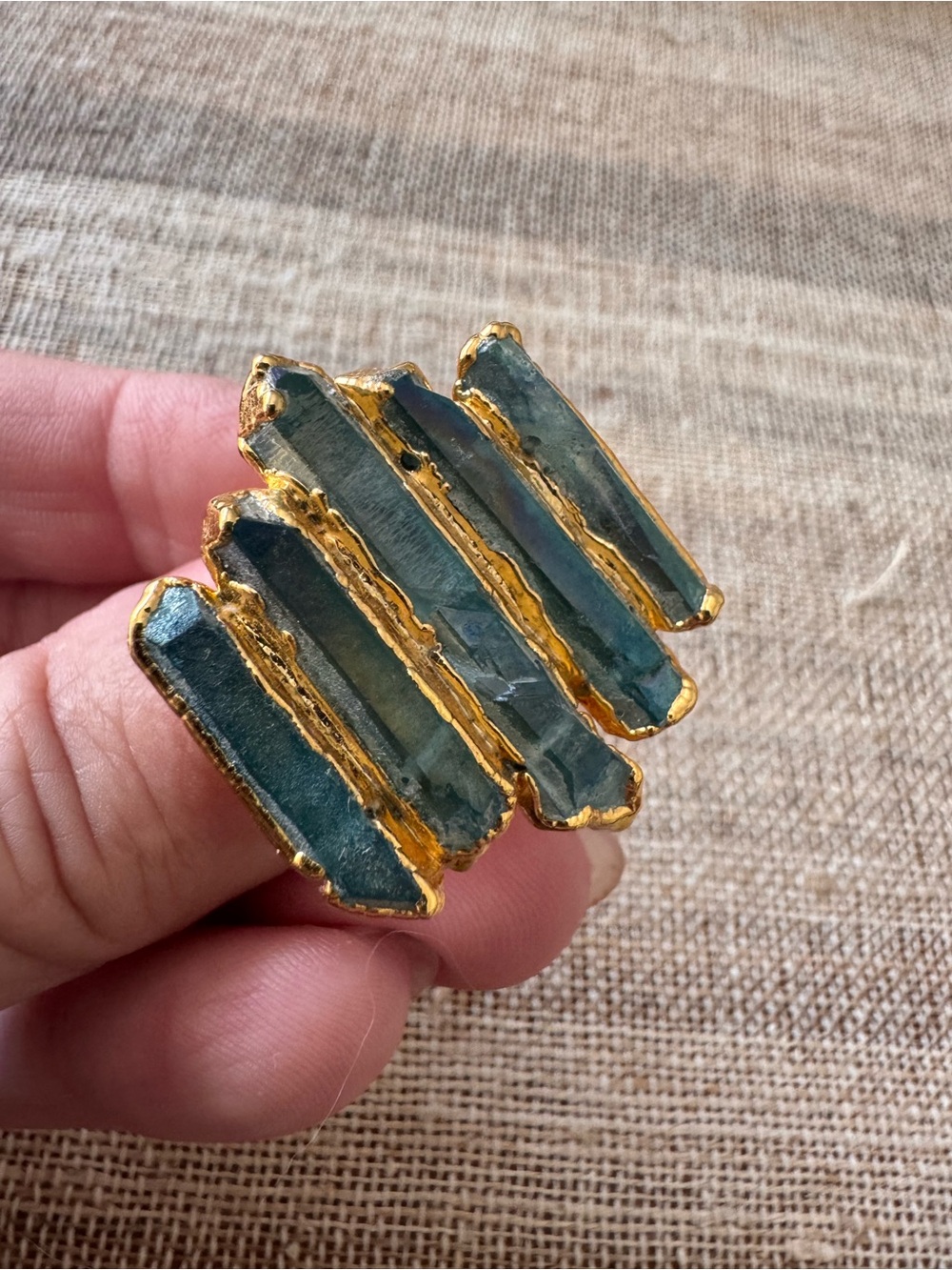 NEW designer Tourmaline  RING size 7